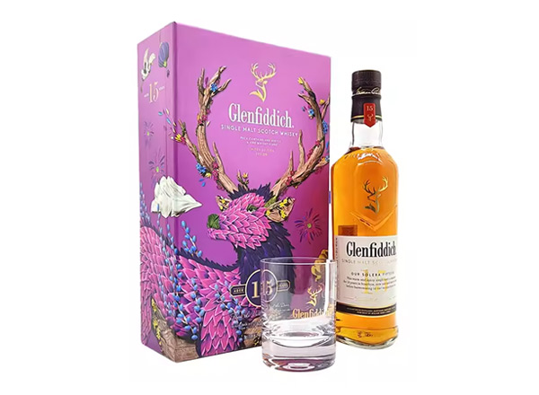 天津收购格兰菲迪15年威士忌福鹿礼盒装Glenfiddich苏格兰威士忌700ml上门回收