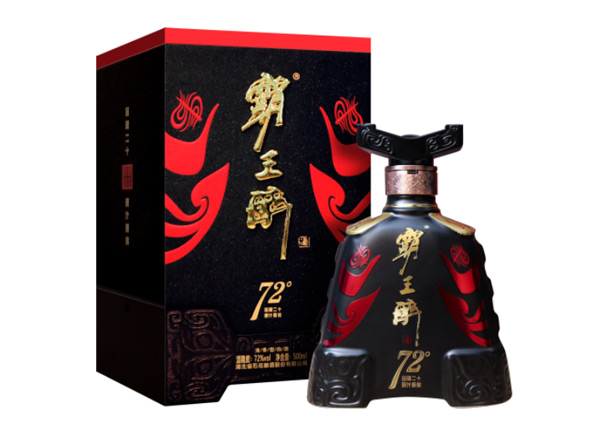 天津回收石花霸王醉酒72° 白酒礼盒