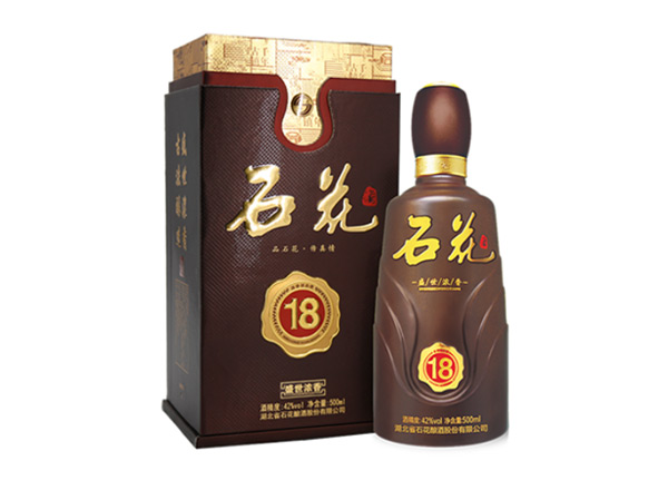 天津石花盛世浓香18年回收石花十八年份酒