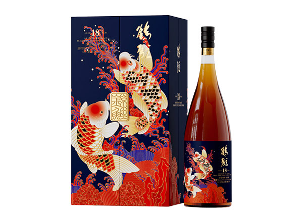天津鹤驻黄酒回收鹤驻新花雕18年锦鲤