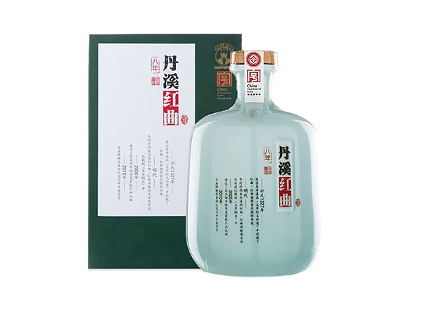 天津丹溪黄酒回收丹溪8年红曲黄酒750mL 2瓶礼盒装