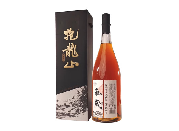 天津抱龙山黄酒回收抱龙山私藏30年陈酿1.38L礼盒装绍兴花雕酒