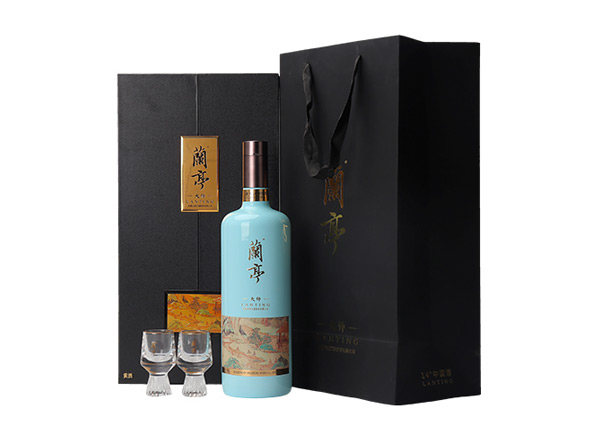 天津会稽山黄酒回收兰亭大师三十年陈酿1L礼盒装绍兴黄酒