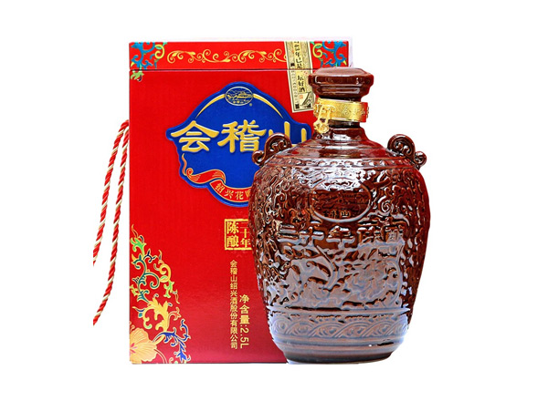 天津回收会稽山二十年黄酒陶坛20年陈酿2.5L花雕酒