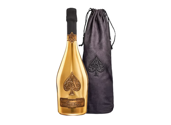 天津黑桃A香槟回收黑桃A黄金香槟金色瓶Armand de Brignac Brut