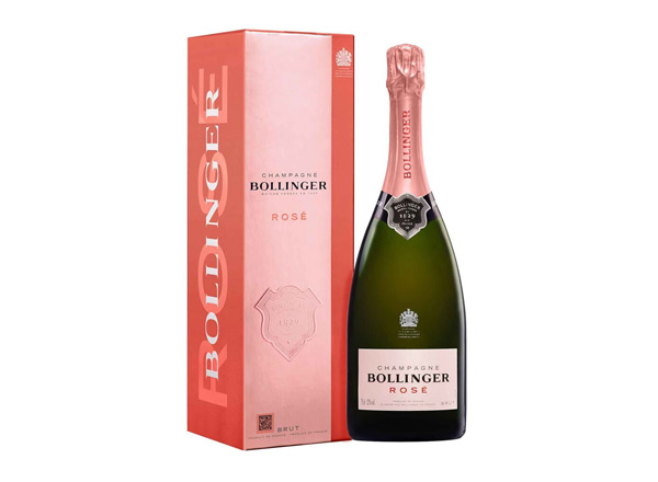 天津回收堡林爵桃红香槟礼盒Bollinger Rosé