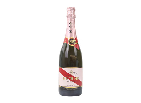 天津回收​玛姆红带香槟老款桃红玫瑰粉红玛姆香槟酒G.H. Mumm Brut Rose