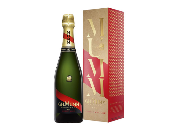 天津玛姆香槟回收风尚版玛姆红带香槟起泡酒G.H. Mumm Cordon Rouge Brut